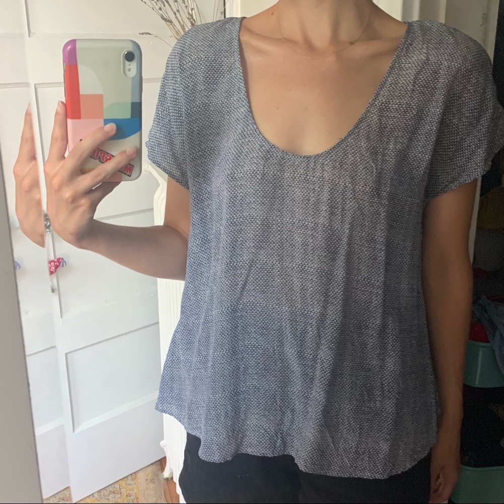 Joie | Silk Short-Sleeve Blouse